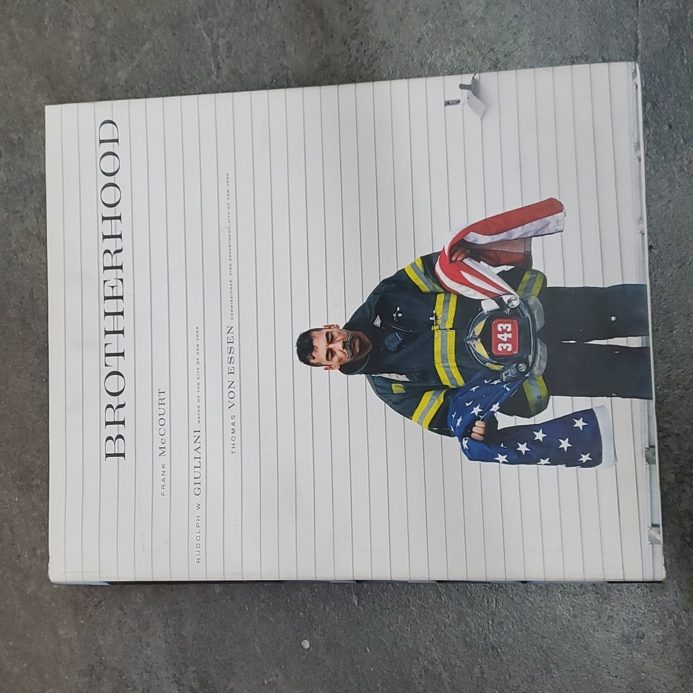 Brotherhood Hardcover Frank McCourt Coffeetable Book FDNY NYC 9-11